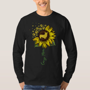 Corgi Moeder Zonnebloem Hondenliefhebber Gifts Hon T-shirt