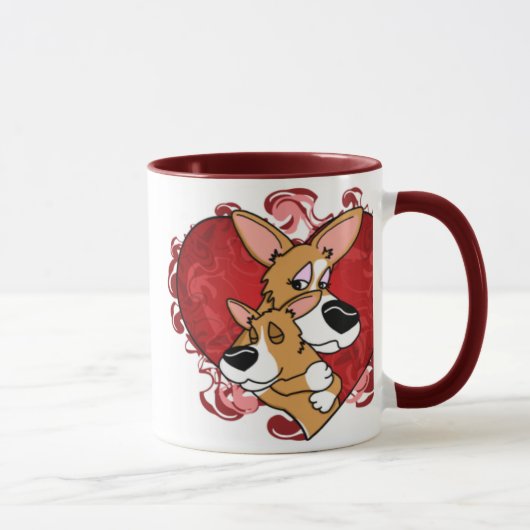 Corgi Moederdag Mok (Rechts)