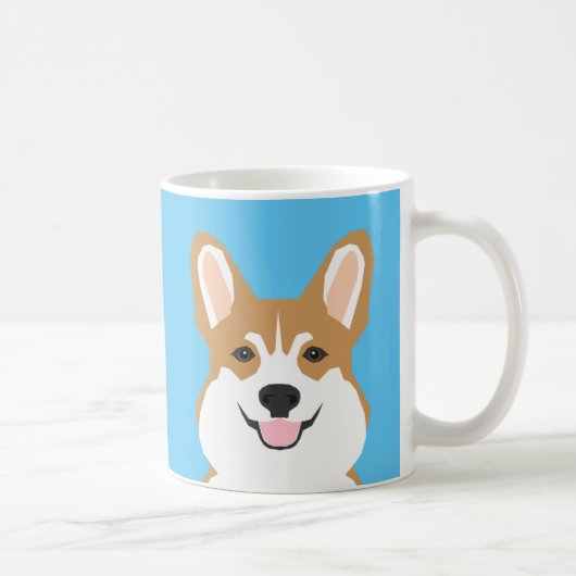 Corgi Mok - Aqua Turquoise Corgi Mok (Rechts)