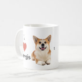 Corgi Mok Ik hou van Corgis (Voorkant links)