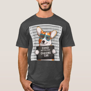 Corgi Mok Shot Criminele Dog - 578 T-shirt