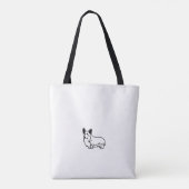Corgi Mom Club Tote Bag (Achterkant)