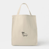 Corgi Mom Club Tote Bag (Achterkant)