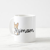 Corgi Mom Corgi Welsh Corgi Hondeneigenaar Koffiemok (Voorkant links)