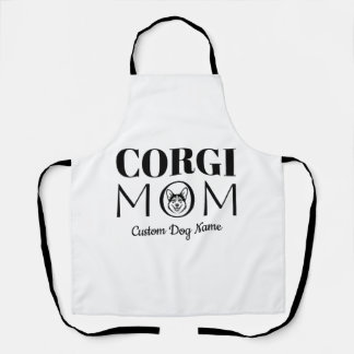 Corgi MOM Verjaardagscadeau voor moeder, hondenmoe Schort