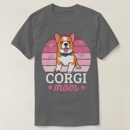 Corgi Mom With A Dog-572 T-shirt (Design voorkant)