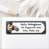 Corgi Motorcross Etiket (Insitu)