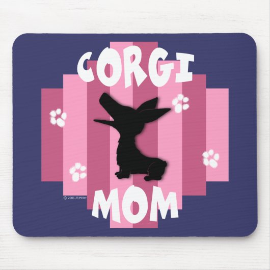 Corgi Mousepad Muismat (Voorkant)