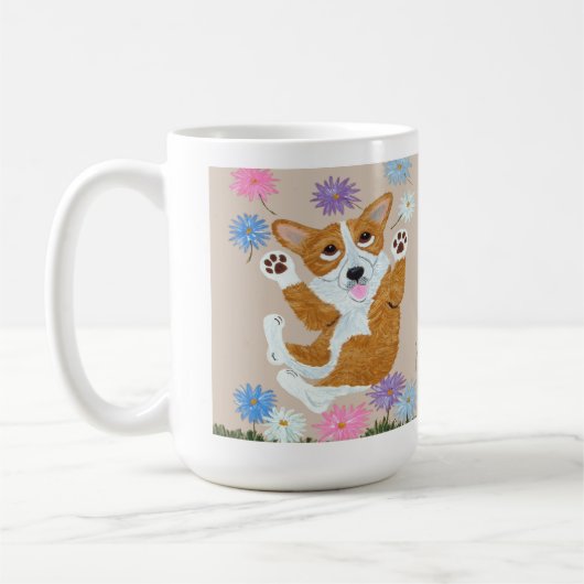 Corgi Mug Koffiemok (Links)