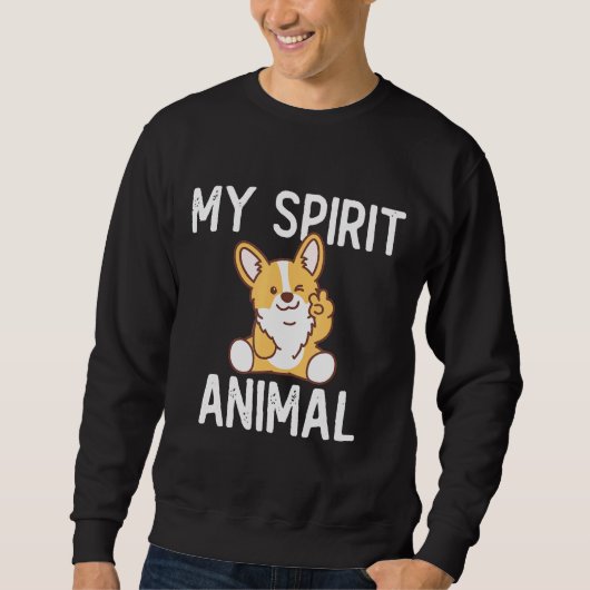 Corgi My Spirit Animal Corgi Dog Trui (Voorkant)
