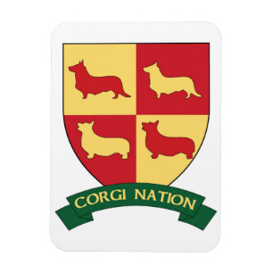 Corgi Nation Car Magnet Magneet