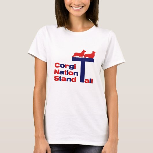 Corgi Nation - Stand-all T-shirt (Voorkant)