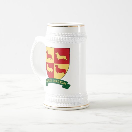 Corgi Nation Stein Bierpul (Voorkant links)