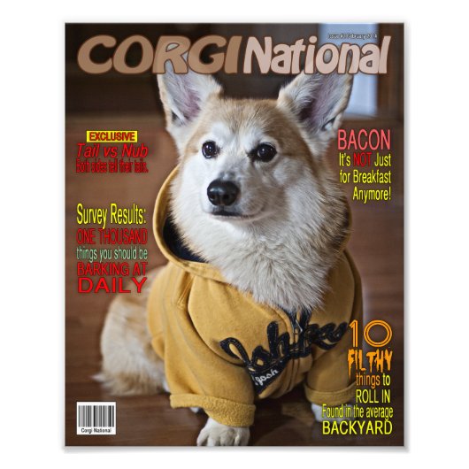 Corgi National Magazine ( afdrukken) Foto Afdruk (Voorkant)