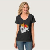 Corgi Nope Lazy Corgi T-shirt (Voorkant volledig)