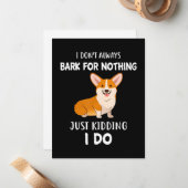 Corgi Notitiekaartje (Voorkant / Achterkant in situ)