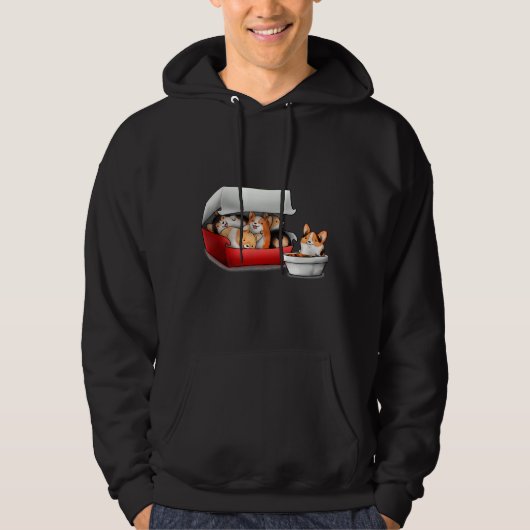 Corgi Nuggets Hoodie (Voorkant)