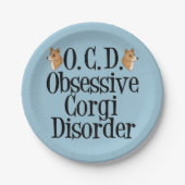 Corgi Obsoned Papieren Bordje (Voorkant)