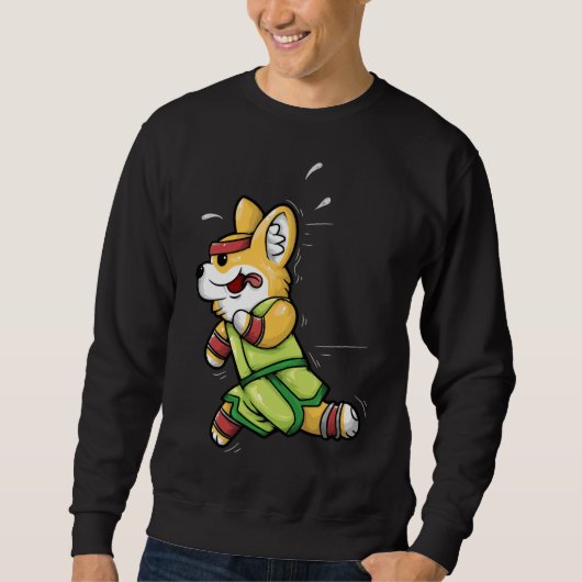 Corgi oefent Funny Welsh Corgi uit Trui (Voorkant)