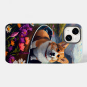 Corgi op een peddel: Een landschappelijk avontuur Case-Mate iPhone Case (Achterkant (horizontaal))