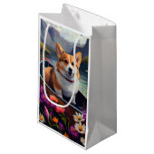 Corgi op een peddel: Een Schilderachtig avontuur Klein Cadeauzakje (Voorkant Gekanteld)