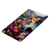 Corgi op een peddel: Een Schilderachtig avontuur Magneet (Linkerzijde)