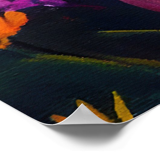 Corgi op een peddel: Een Schilderachtig avontuur Poster (Hoek)