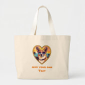 Corgi op het strand grote tote bag (Voorkant)