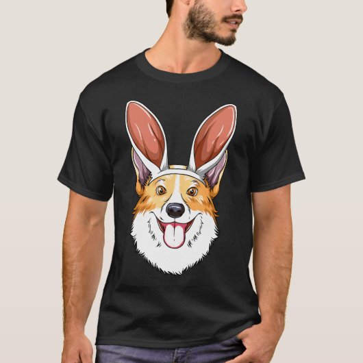 Corgi Paashaas Oren Corgi T-shirt (Voorkant)