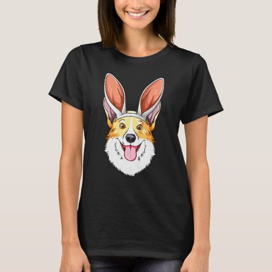 Corgi Paashaasoren Corgi T-shirt (Voorkant)