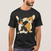 Corgi Pals T-shirt (Voorkant)