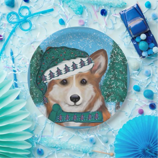 Corgi Papieren Bordje (Feest)
