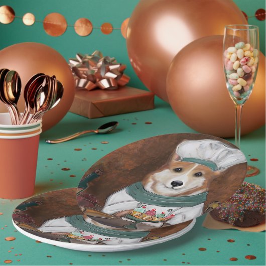 Corgi Papieren Bordje (Multi)