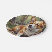 Corgi Papieren Bordje (Gekanteld)