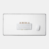 Corgi Pasen T-Shirt_1 Bureaumat (Keyboard & Muis)