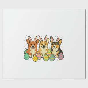 Corgi Pasen T-Shirt_1 Cadeaupapier