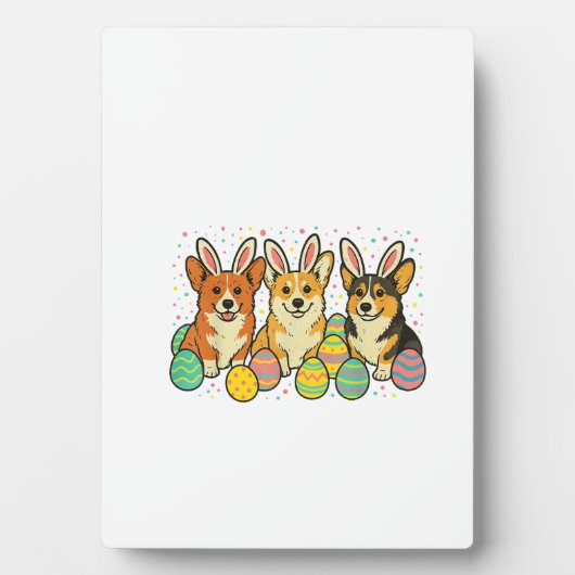 Corgi Pasen T-Shirt_1 Fotoplaat (voorkant)