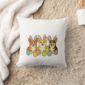 Corgi Pasen T-Shirt_1 Kussen (Deken)