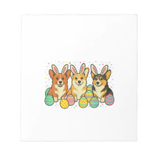 Corgi Pasen T-Shirt_1 Notitieblok