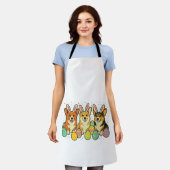 Corgi Pasen T-Shirt_1 Schort (Gedragen)
