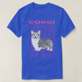 Corgi pasta esthetisch t-shirt (Design voorkant)