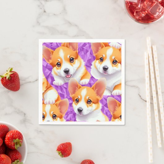 Corgi-patroon Servet (Insitu)