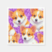 Corgi-patroon Servet (Voorkant)