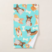 Corgi Pattern Bad Handdoek (Handdoek)