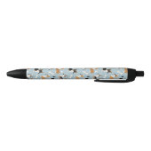 Corgi Pattern Blue Zwarte Inkt Pen (Bodem)