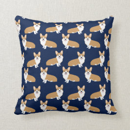 Corgi Pattern-kussen - schattige corgi-klooistvis Kussen