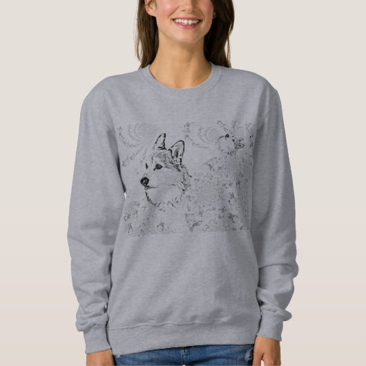 Corgi Pattern sweatshirt (Voorkant)