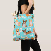 Corgi Pattern Tote Bag (Dichtbij)