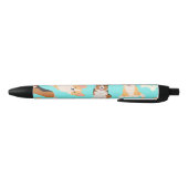 Corgi Pattern Zwarte Inkt Pen (Bodem)