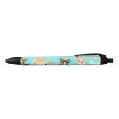 Corgi Pattern Zwarte Inkt Pen (Bovenkant)